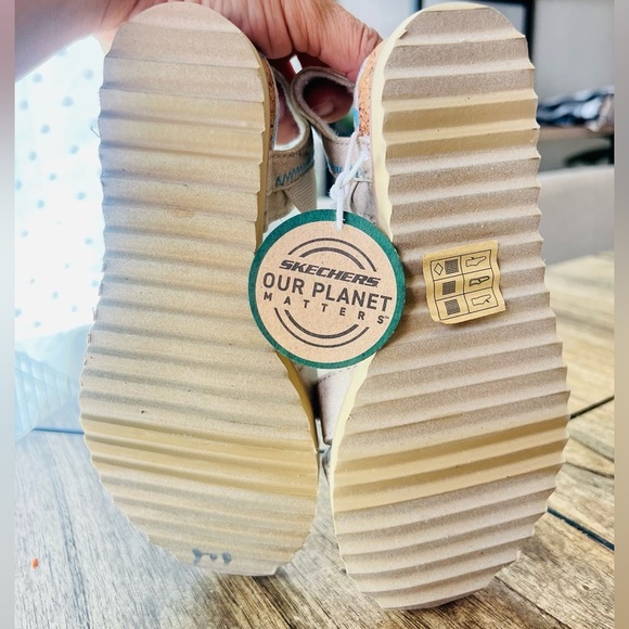 Skechers Kids' Bobs Desert Kiss Eco Sweetie - Natural size 12 NEW WITH TAGS - Picture 8 of 9